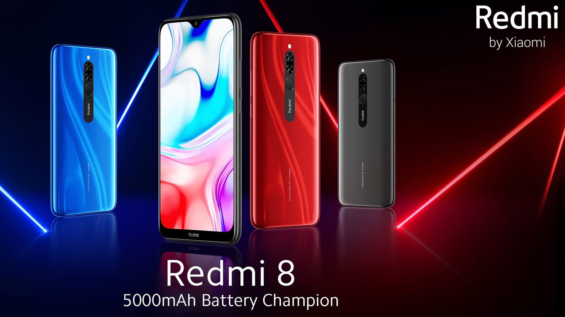 كشف النقاب رسمياً عن الهاتف الجديد Redmi 8 بكاميرا مزدوجة وبطارية 5000 مللي أمبير