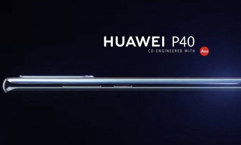 تسريب أول صورة رسمية للهاتف القادم Huawei P40 بشاشة منحنية الطرفين بحجم 6.57 إنش