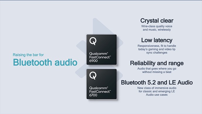 توفر رقائق FastConnect الجديدة من Qualcomm شبكة Wi-Fi 6E و BT5.2 فائقة السرعة مع صوت عالي الجودة