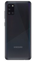 Samsung Galaxy A31 باللون الأسود المنشور