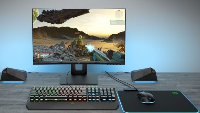 HP تعلن عن شاشة X24c المخصصة للألعاب بتصميم منحني وسعر 250 دولار
