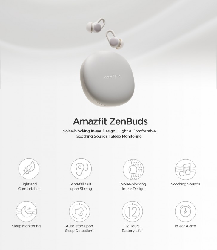 Amazfit ZenBuds الآن على Indiegogo - زوج من سماعات الأذن العازلة للضوضاء التي تساعدك على النوم والتركيز
