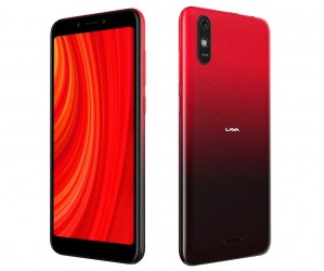 Lava Z61 Pro باللون الكهرماني الأحمر