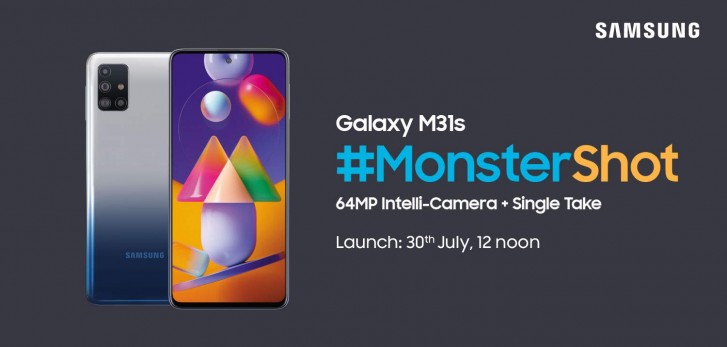 سيتم إطلاق Samsung Galaxy M31s رسميًا في الهند في 30 يوليو