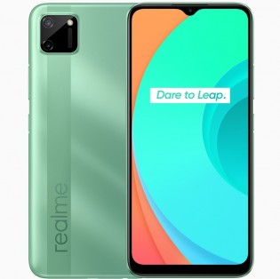 Realme C11 باللون الأخضر النعناع