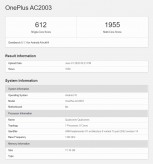 قوائم OnePlus A2003 GeekBench