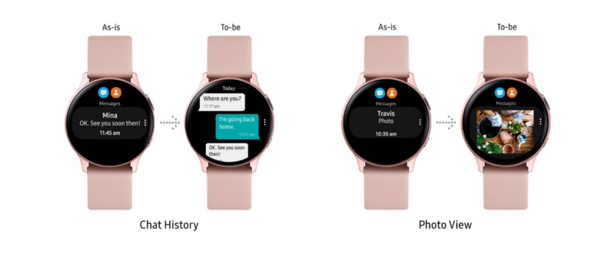 يضيف تحديث Samsung Galaxy Watch Active2 قياس VO2 max والرد الذكي للمحادثات