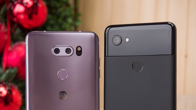 مقارنة بين Google Pixel 2 XL و LG V30