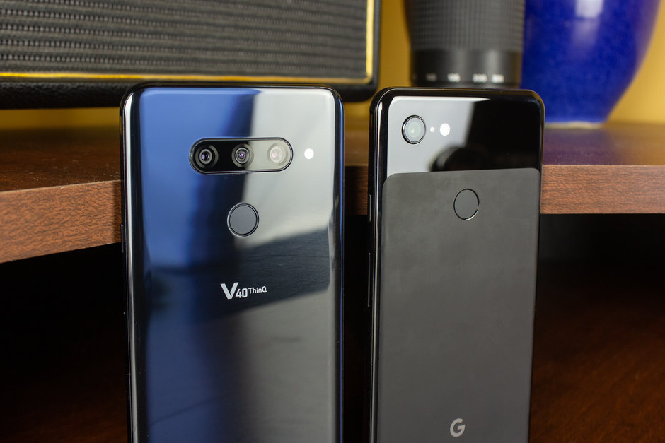 مقارنة بين Google Pixel 3 XL و LG V40 ThinQ