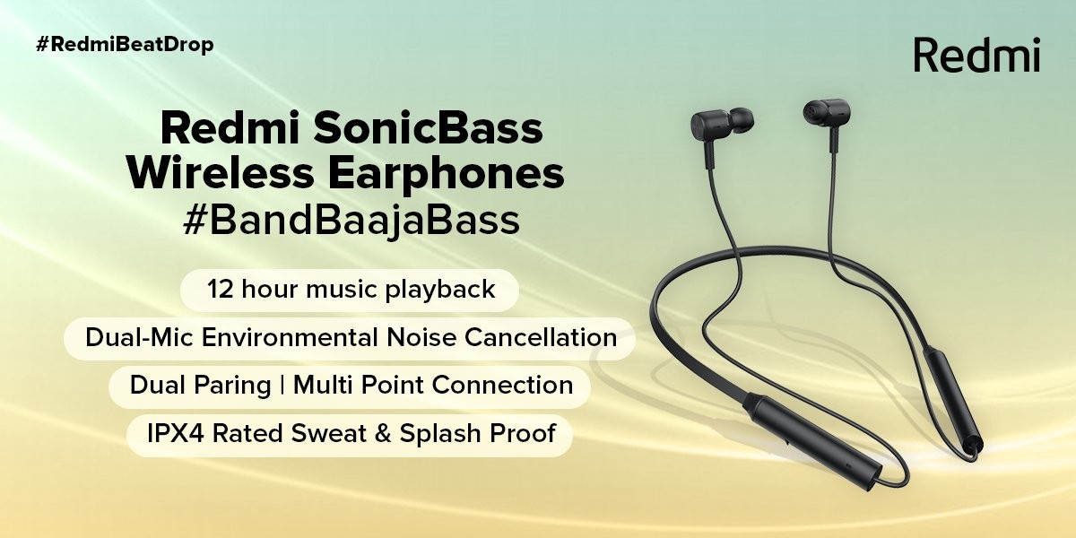 تم الإعلان عن سماعات Redmi EarBuds 2C وRedmi SonicBass