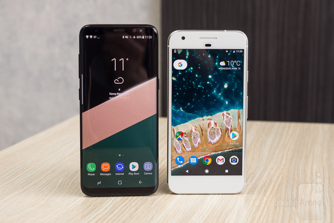 Samsung Galaxy S8 مقابل Google Pixel