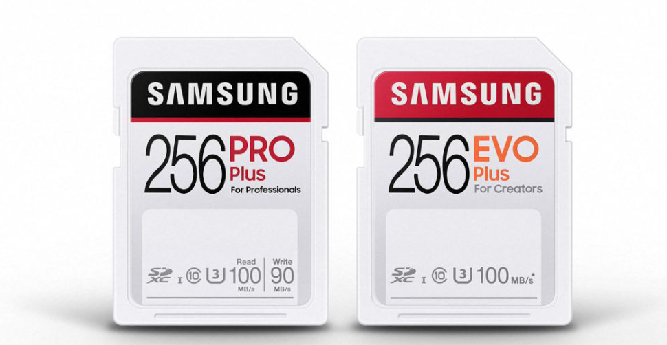 سامسونج تكشف عن بطاقات PRO Plus وEVO Plus SD بسرعة تصل إلى 100 ميجابايت في الثانية