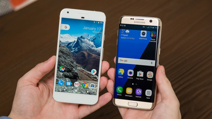 مقارنة بين Google Pixel XL و Samsung Galaxy S7 Edge