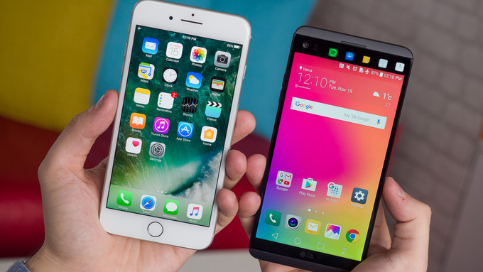 مقارنة بين Apple iPhone 7 Plus و LG V20