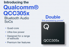 كوالكوم تعلن عن سلسلة شرائح QCC305x التي تدعم الجيل القادم من السماعات اللاسلكية