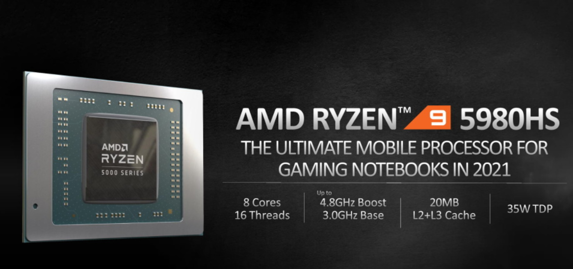 AMD تطلق سلسلة معالجات Ryzen 5000 لدعم أجهزة الحاسب المحمول #CES2021