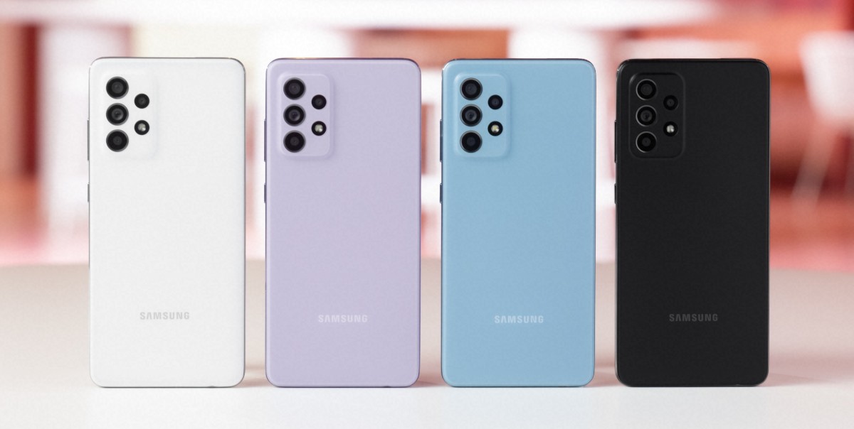 أعلنت شركة Samsung عن هواتف Galaxy A52 و A52 5G و A72 بشاشات 90 هرتز وكاميرات رباعية بدقة 64 ميجا بكسل