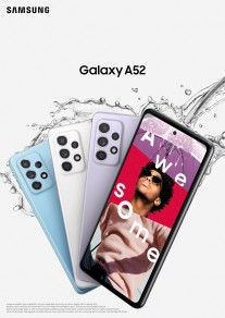 حصل Galaxy A52 على تصنيف IP67
