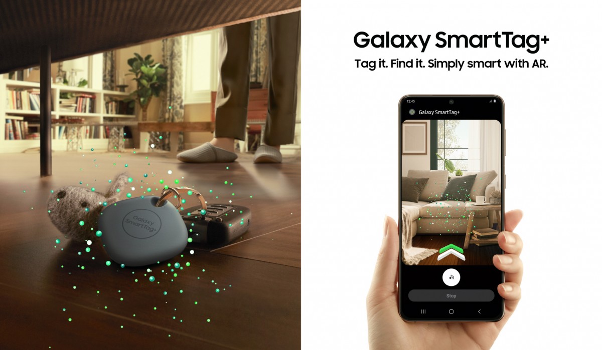يوفر Samsung Galaxy SmartTag + دعم UWB والتوجيه المرئي للواقع المعزز