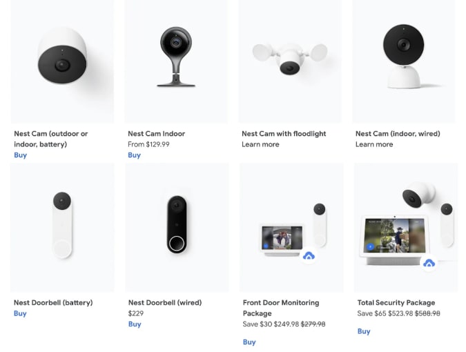 تسريبات تكشف عن الإصدارات القادمة من كاميرات Nest وغيرها من ملحقات جوجل الذكية