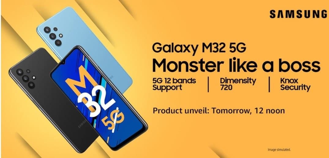 هاتف Galaxy M32 5G سيأتي بسعر أقل من 340 دولار في الهند