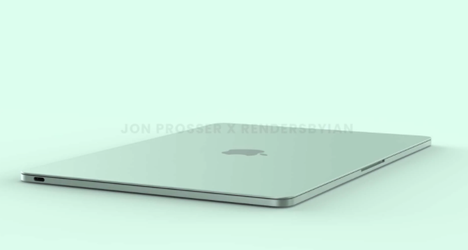 جهاز MacBook Air 2022 من أبل قد يضم نتوء أعلى الشاشة