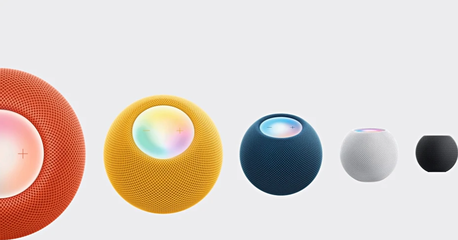 ابل تطلق جهاز HomePod mini بثلاثة من الألوان الجديدة