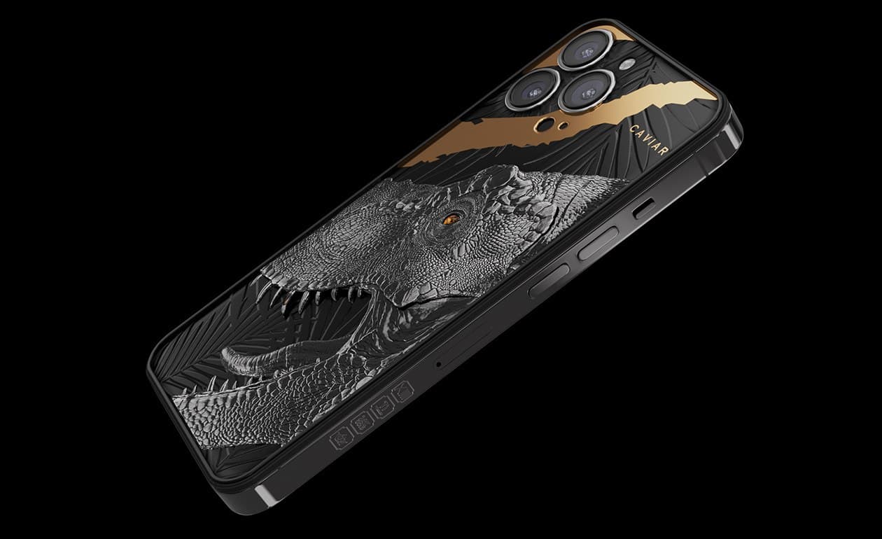 Caviar تقدم هاتف iPhone 13 Pro يضم قطعة من اسنان ديناصور