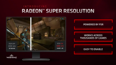 AMD تعلن عن برمجيات Radeon Super Resolution لدعم الألعاب #CES2022