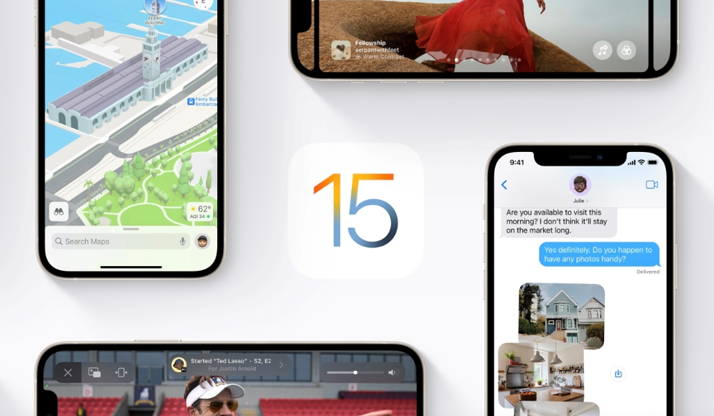 ابل تدفع تحديثات iOS 15.2.1 وiPadOS 15.2.1 للمستخدمين