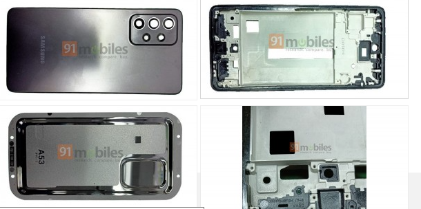 صور تكشف عن المكونات الداخلية لهاتف Galaxy A53 5G وتؤكد عن وجود كاميرا رباعية من الخلف