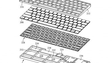 براءة اختراع جديدة من أبل تكشف عن لوحة مفاتيح بها جهاز Mac مدمج