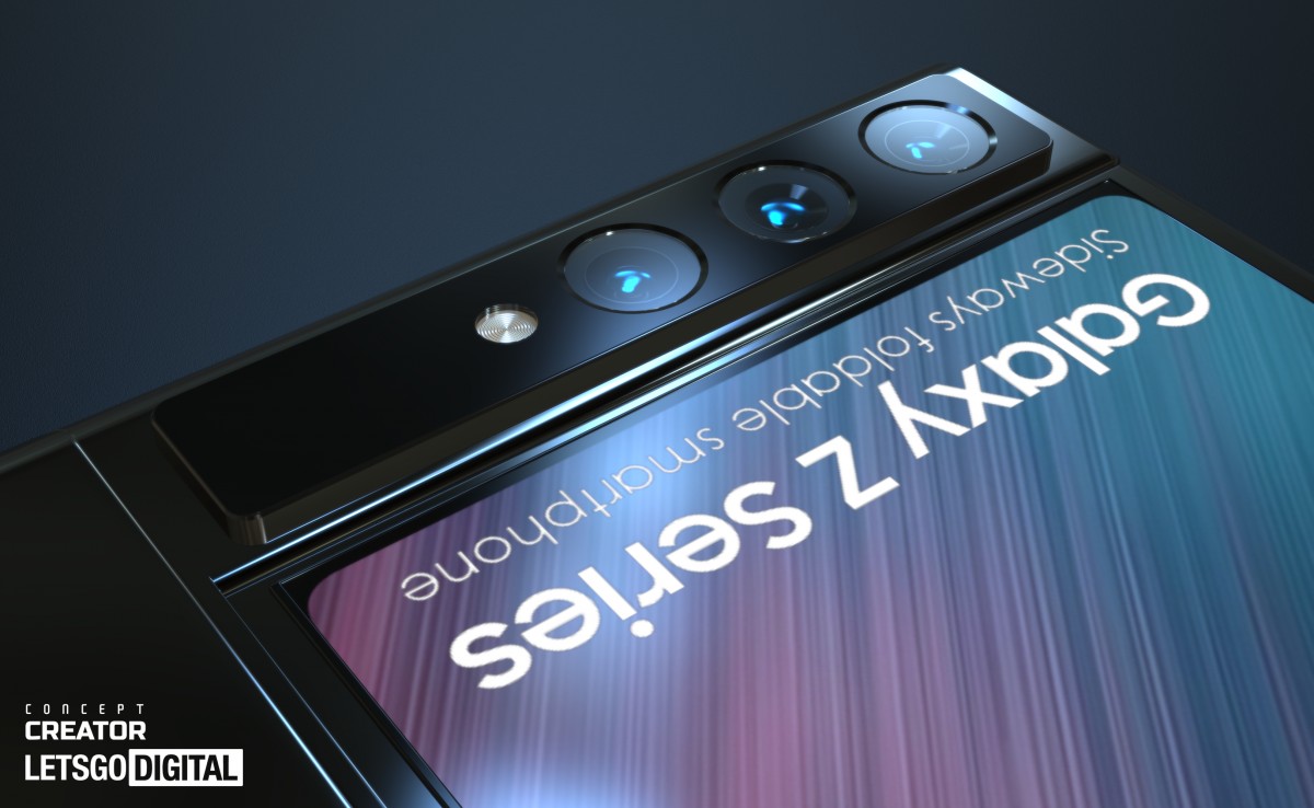 قامت شركة Samsung بتسجيل براءة اختراع لهاتف به شاشة قابلة للطي جانبية