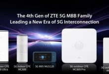 الجيل الرابع الجديد من مجموعة ZTE 5G MBB أصبح رسميًا الآن #MWC2022