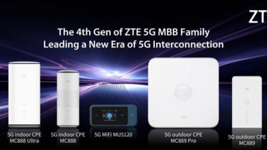 الجيل الرابع الجديد من مجموعة ZTE 5G MBB أصبح رسميًا الآن #MWC2022