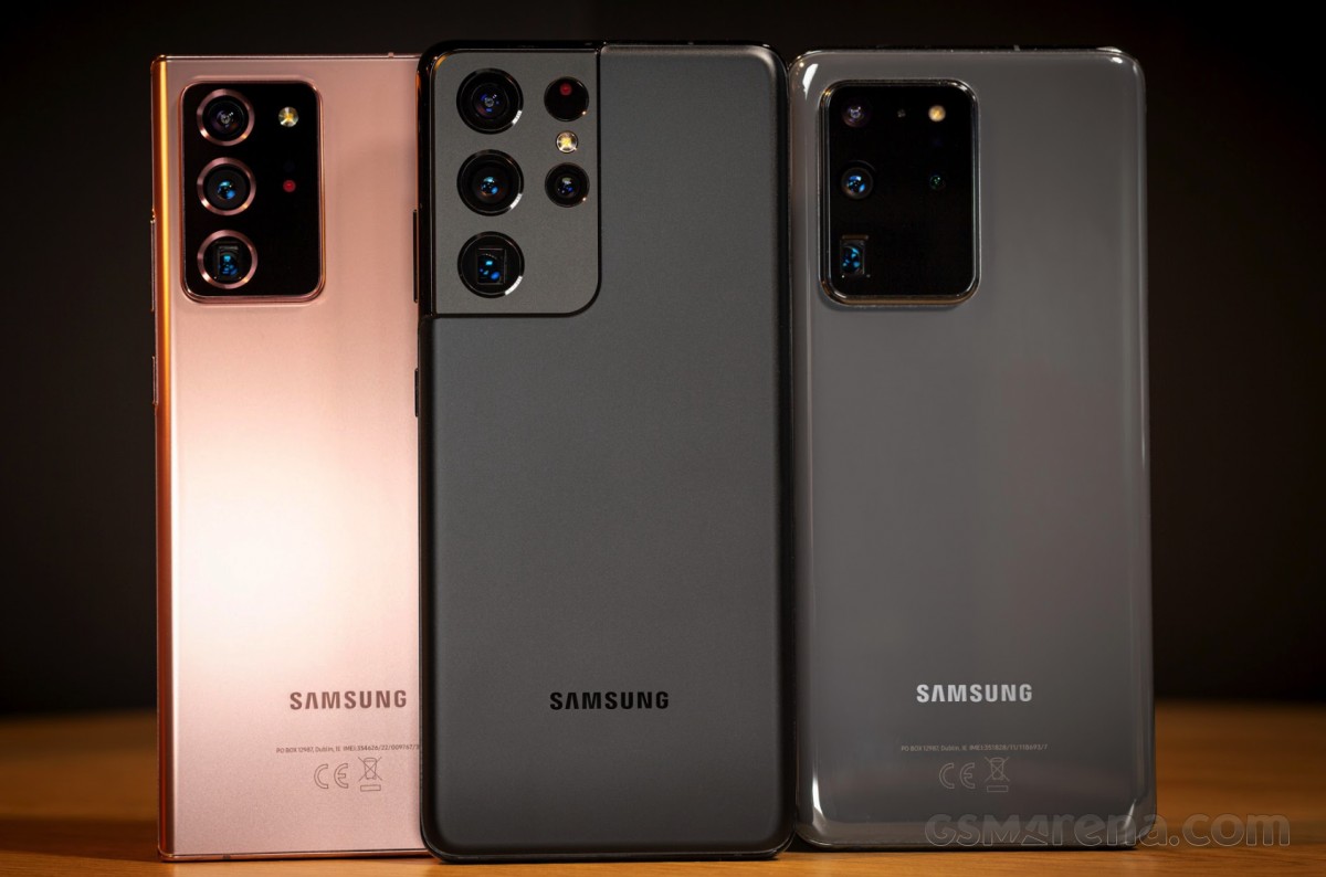 Samsung Galaxy Note20 Ultra و S21 Ultra و S20 Ultra