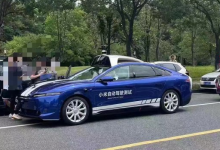رصد سيارة ذاتية القيادة من شاومي بجهاز استشعار ليدار