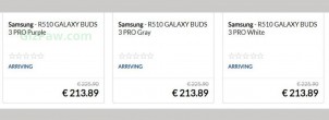 أسعار مُسربة لـ Samsung Galaxy Buds 3 Pro