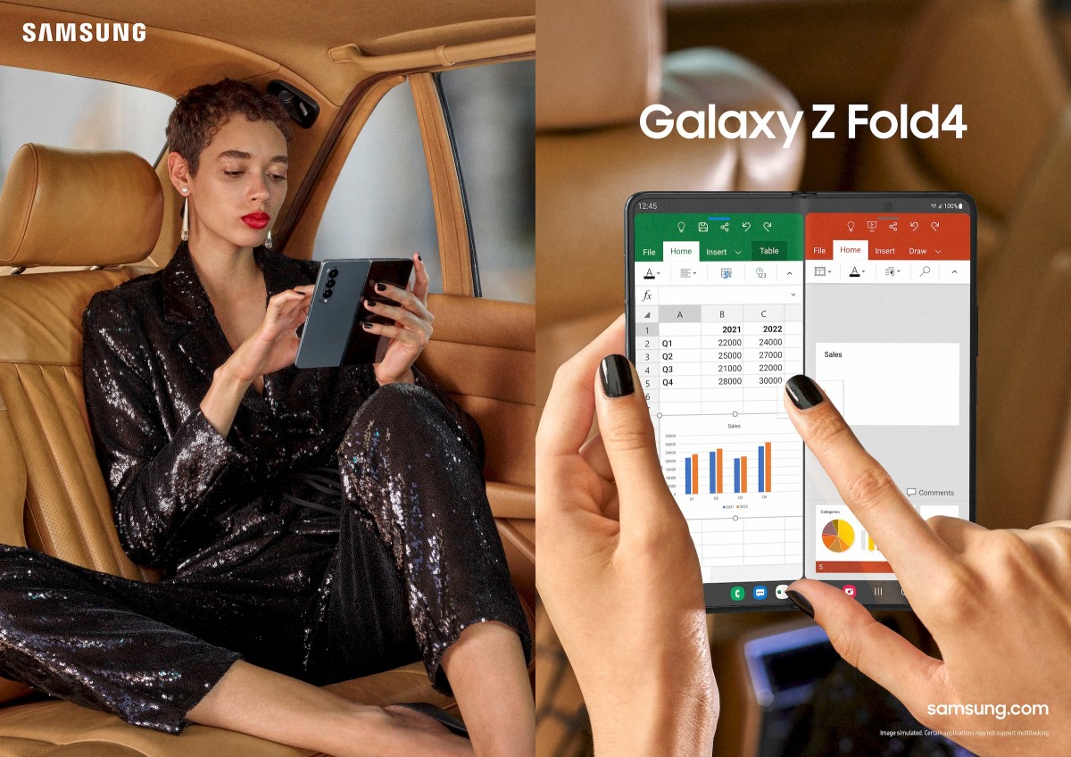 يشاع أن أجهزة Galaxy Fold الأقدم تحصل على شريط مهام Z Fold4 الجديد