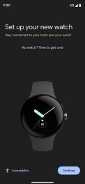 واجهة تطبيق Google Pixel Watch