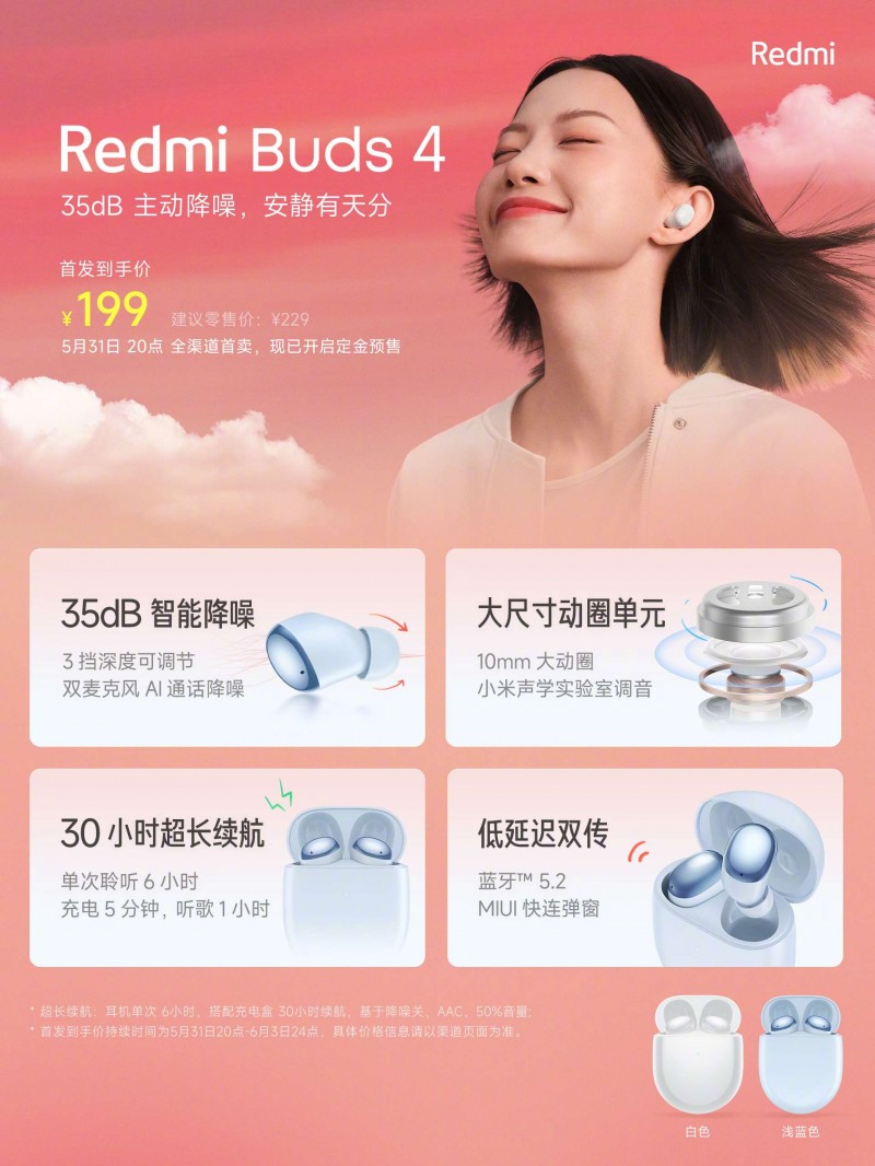Xiaomi تكشف النقاب عن Mi Band 7 و Redmi Buds 4 و Redmi Buds 4 Pro