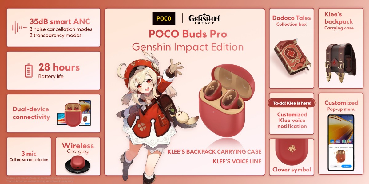 تدريب Poco Buds Pro Genshin Impact Edition