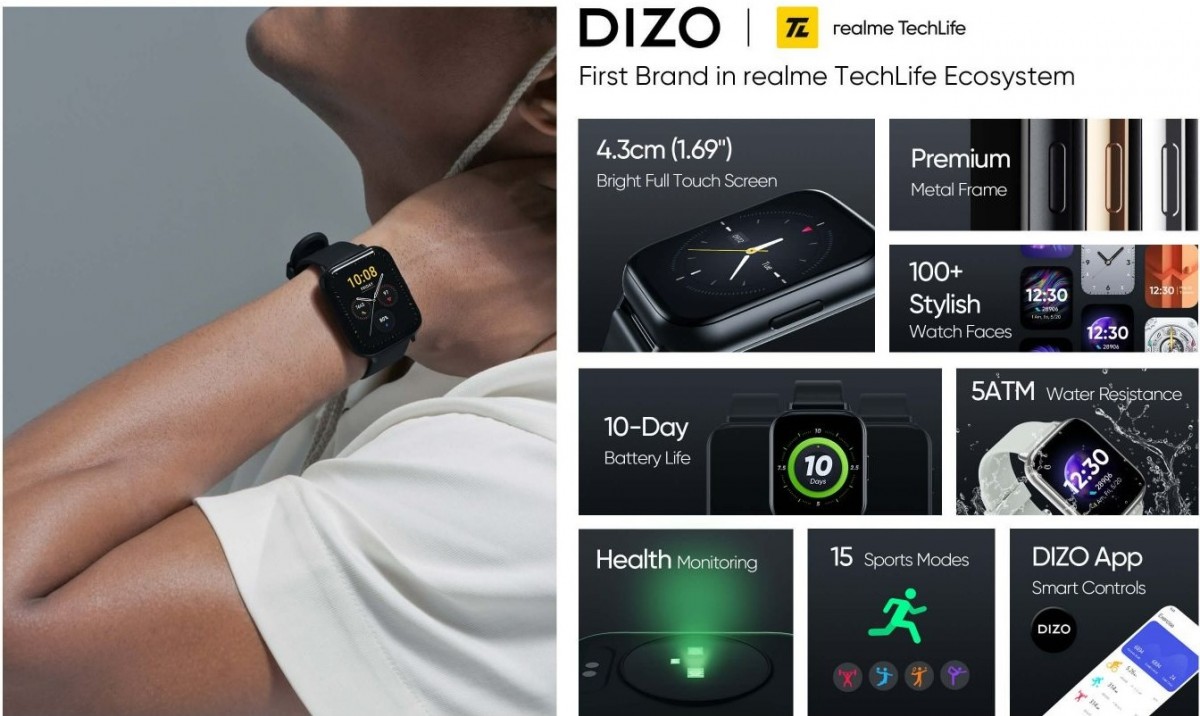 باعت DIZO 100 ألف وحدة من DIZO Watch 2 خلال 40 يومًا من البيع الأول