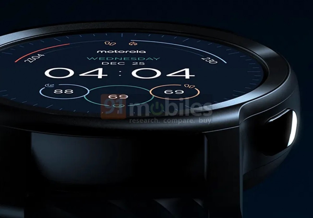 تسريب المواصفات والمواصفات الخاصة بساعة Motorola Moto Watch 100