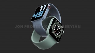 عروض غير رسمية لساعة Apple Watch Series 7 تظهر التصميم الجديد واللون الأخضر الجديد