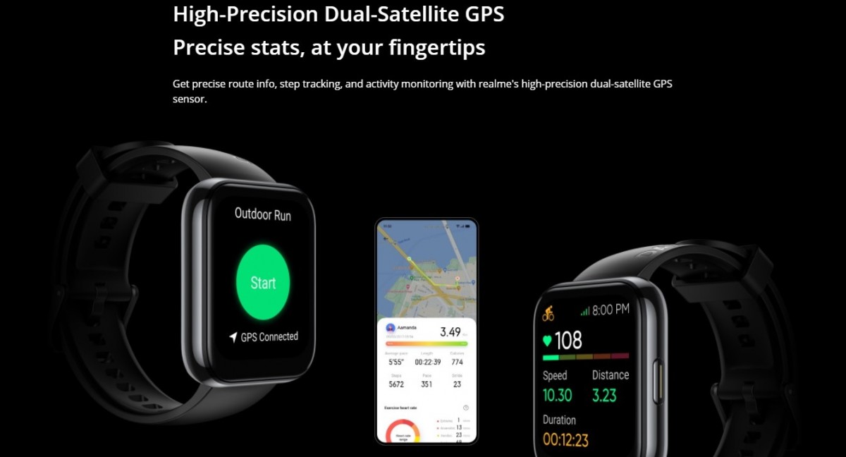 تم الإعلان عن Realme Watch 2 Pro بشاشة مقاس 1.75 بوصة ونظام تحديد المواقع العالمي (GPS) مزدوج الأقمار الصناعية وعمر بطارية يصل إلى 14 يومًا