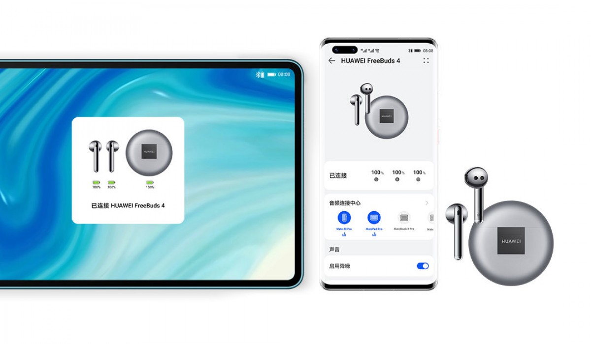 تم الإعلان عن Huawei FreeBuds 4 مع شريحة ANC وشريحة Kirin A1 والشحن السريع
