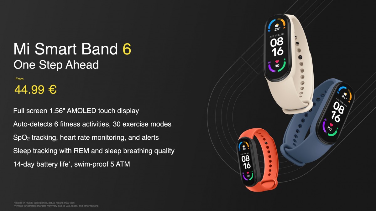 يحصل Xiaomi Mi Smart Band 6 على شاشة AMOLED بملء الشاشة، كما تم الكشف أيضًا عن Mi Smart Projector 2 Pro