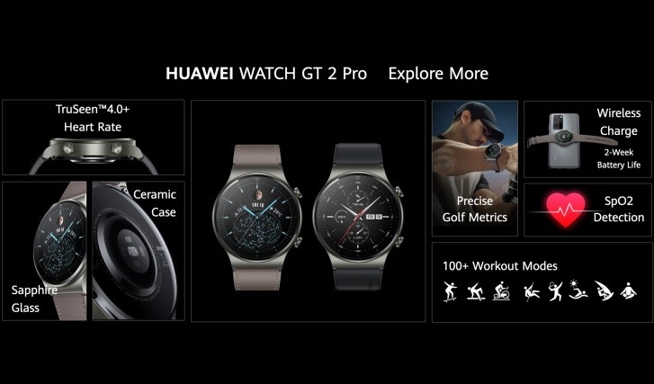 ظهور Huawei Watch GT2 Pro وFreeBuds Pro لأول مرة