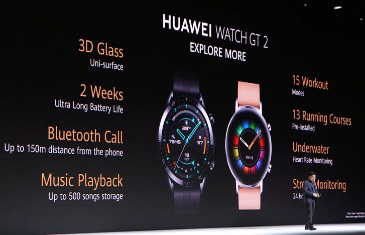 تأتي ساعة Huawei Watch GT 2 مع مجموعة شرائح Kirin A1 وعمر بطارية يصل إلى أسبوعين